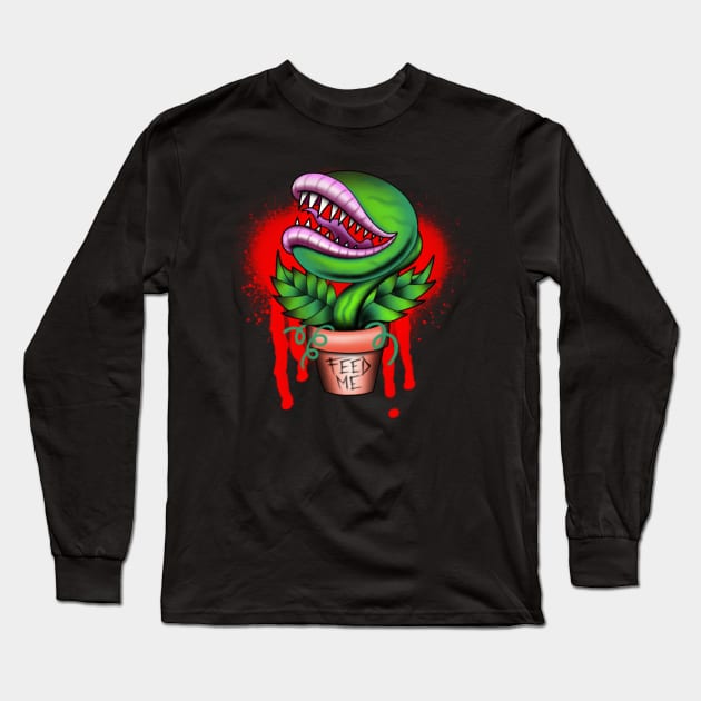 FEED ME! Long Sleeve T-Shirt by martyboe